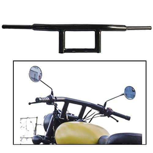 HB32 Bike Stylish Handlebar Curved Pipe/Handle Bar Rod Black for RE Thunderbird 350 Model 2