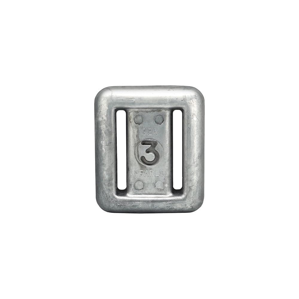 Sea Pearls Uncoated Lace Thru Style Hard Weights