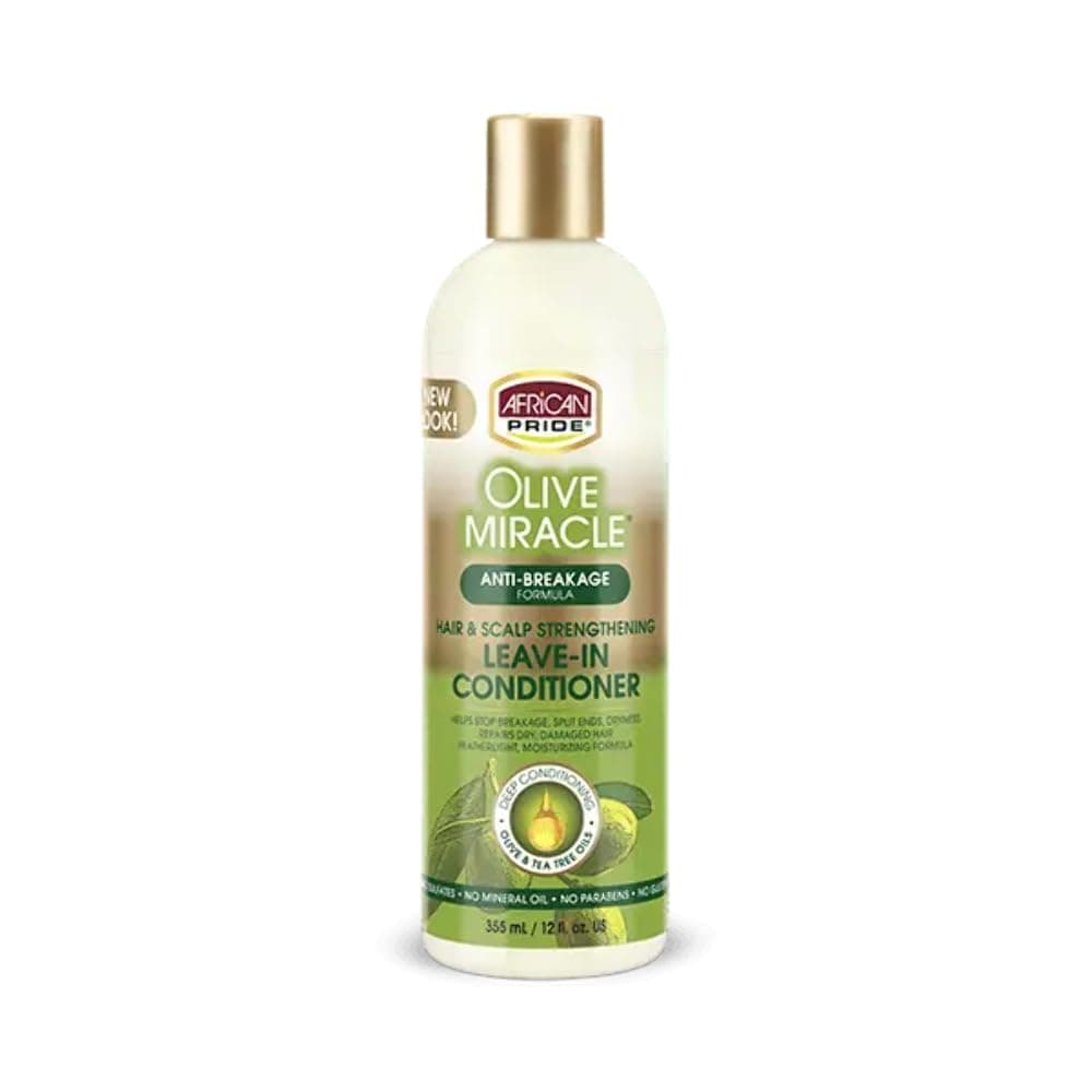 African Pride Olive Miracle Leave-In Conditioner, 12 oz