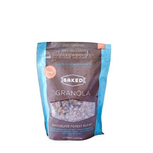 Baked Granola Chocolate Forest Blend, 12-Ounce Pouches (Pack of 3)