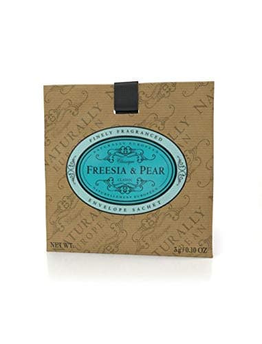 Naturally European - Freesia & Pear - Luxury Fragranced Envelope Sachet - 3 g / 0.10 oz