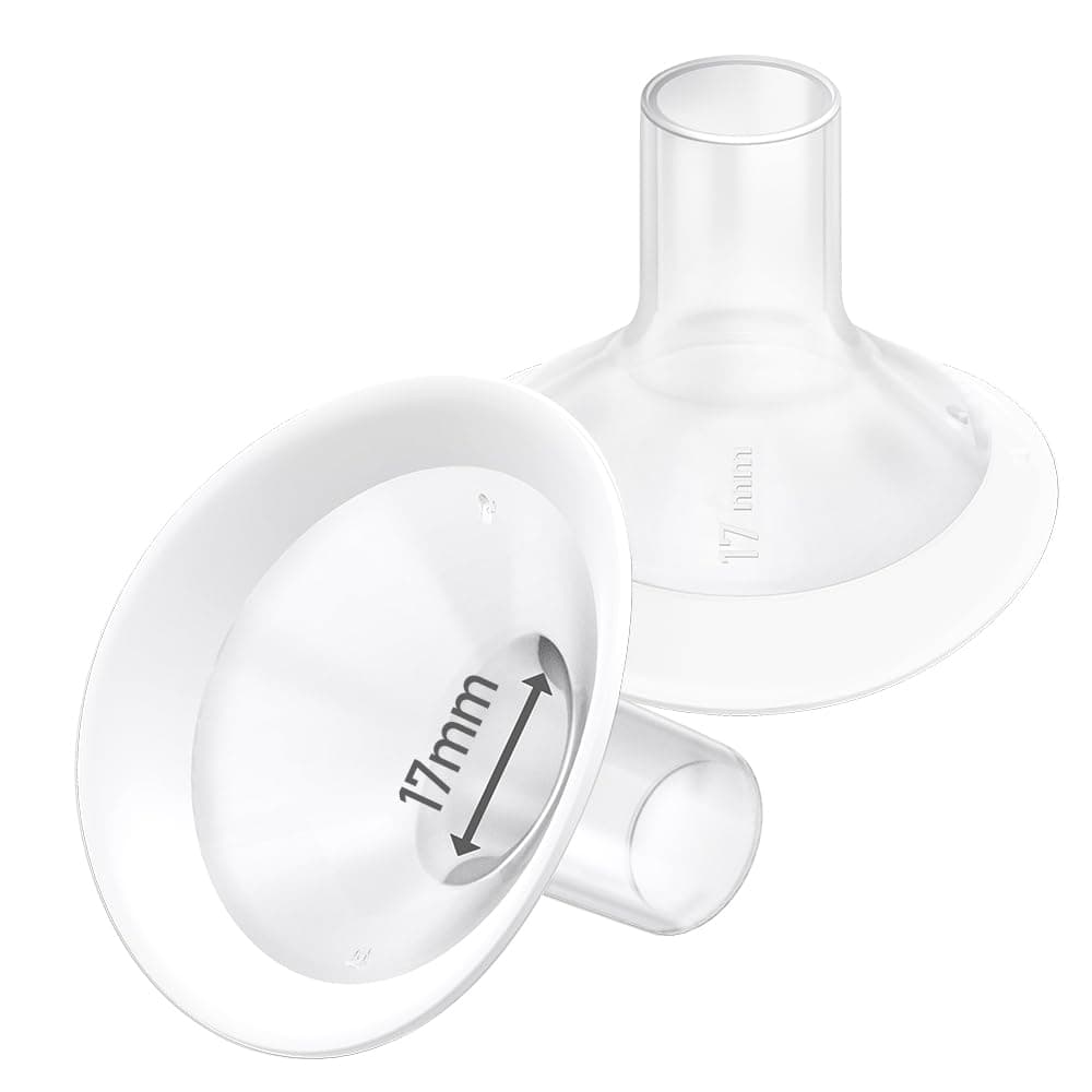 2pcs SoftFit 17mm Breastshields Compatible with Breastpump Not Original Pump Parts