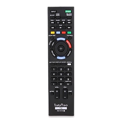 Loutoc RM-YD103 103 TV Remote Replacement for Sony Remote LED LCD HDTV Smart TV