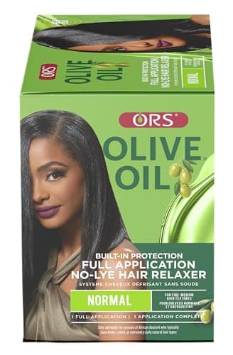 ORS Olive Oil Built-In Protection Full Application No-Lye Hair Relaxer Normal Strength (Pack of 2)