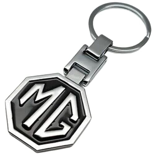 MG Keyring Car Logo Alloy Key Ring Keychain Car Accessories compatible for MG MG3 MG4 ZS