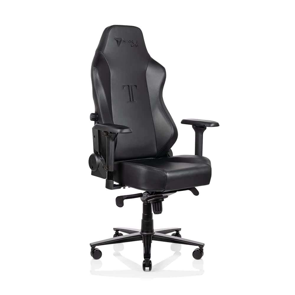 Secretlab Titan 2020 Black NAPA Gaming Chair - Reclining - Ergonomic - Comfortable Computer Chair with 4D Armrests - Headrest & Lumbar Support - Black - Leather