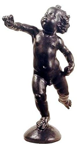 Salvadori Arte, Cherub, Putto. Bronze sculpture. Lost wax casting.