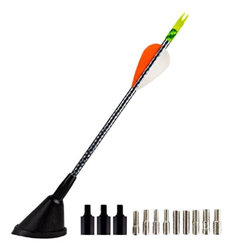 AmmoTenna ARCF 9" Arrow Replica Antenna with Fiberglass Mast (Carbon Fiber)