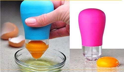 Everyday Shop Silicone Egg Yolk Separator (Muticolour)