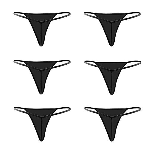 Closecret Lingerie Women Low Rise T-string Multi Pack Vary Color T-back Thong Panties
