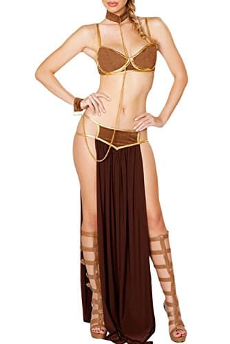 Maimai Women's Pattern Color Deluxe Space Slave costume Sexy Style