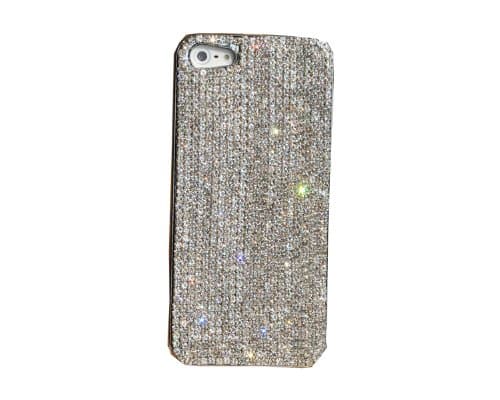 Bling Bling Fashion Sliver Claw Set Swarovski Element Crystal Cell Phone Case Cover For iPhone 4 4s