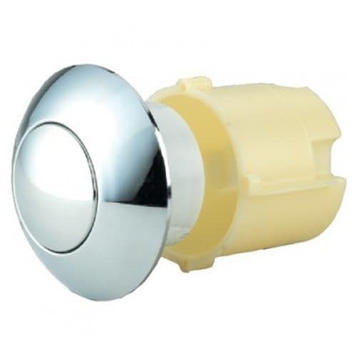 Thomas DudleyPushflo Dome Single Flush 91mm Chrome Toilet Push Button 316562, Multi-Colour