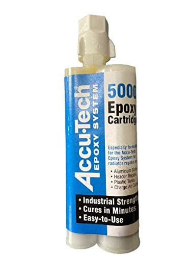 Accu-Tech Radiator epoxy for Metal and Aluminum Automotive Repairs β High Pressure and Temperatures β Fast 5 min Dry (5000)