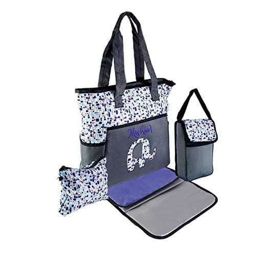 Large Messenger Diaper Bag Shoulder bag Custom Monogram Baby Bag