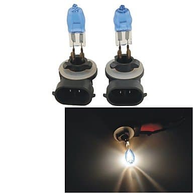 Rayshop - Carking HOD 881 100W 5500K Ultra Bright Car Warm White Light Bulbs (DC 12V/Pair) ( Color : Black )