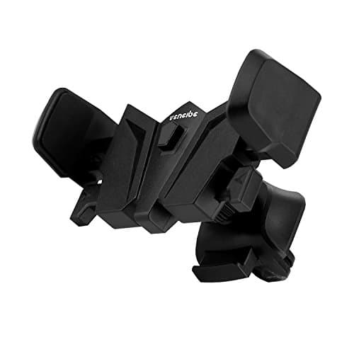 Veneibe Car Phone Holder, Air Vent Car Mount Holder Cradle 360° Rotatable Joint and One Touch Design for iPhone X/8/8P/7/7P/6s/6P/5S, Galaxy S5/S6/S7/S8, Google Nexus, LG, Huawei and More