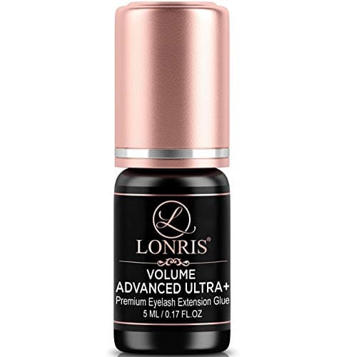 LONG LASTING Volume Individual Eyelash Extension Glue 5 ml – Professional Advanced Semi-Permanent Lash Adhesive Bond| 1-2 Seconds Drying Time - Black | 7-8 Weeks Bonding | Very Strong Retention