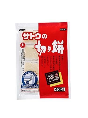 SATO NO KIRIMOCHI PARITTOSUITTO 400g rice cake (400g) - PACK OF 2