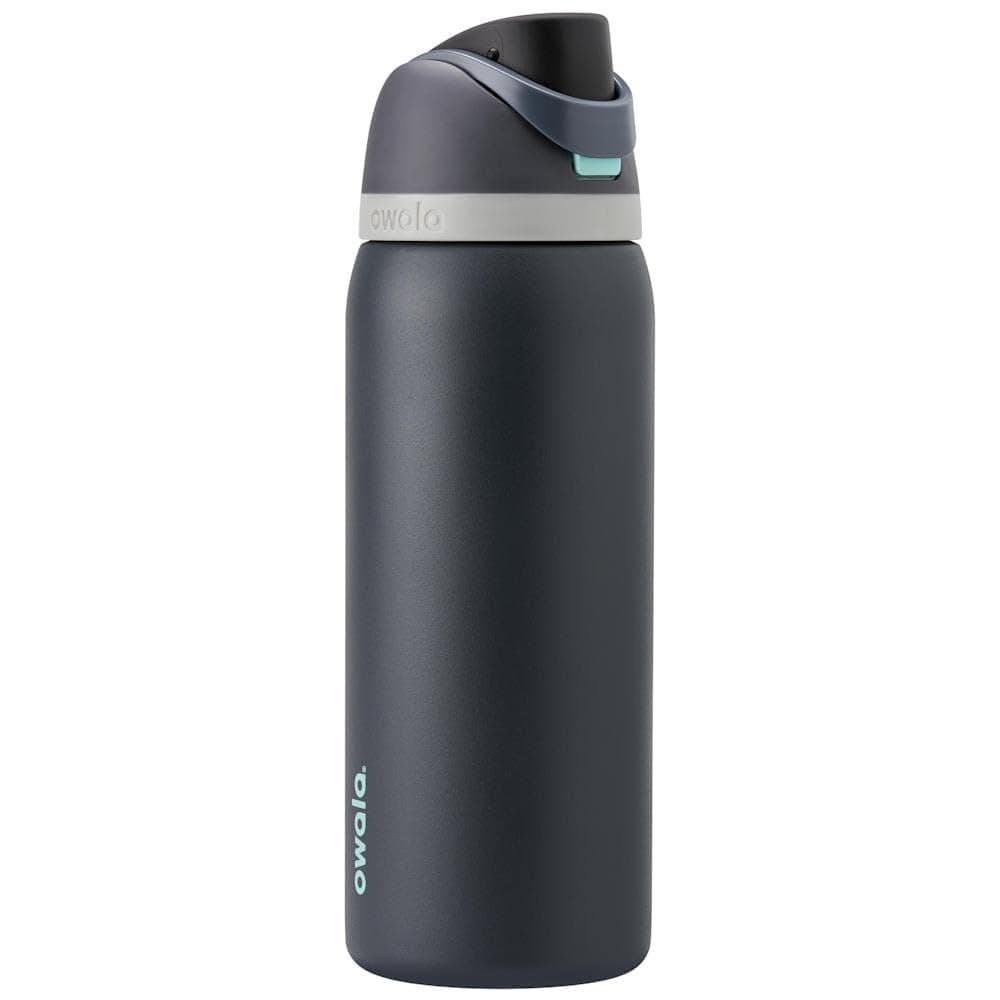 FreeSip Insulated Stainless Steel Water Bottle with Straw for Sports and Travel, Leak Proof, BPA-Free, 945ml, Foggy Tide