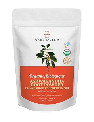 - Organic Ashwagandha Root Powder 200g – Certified Organic Vegan Gluten-Free | Stress Relief, Bone & Muscle Strength, Natural Energy Booster | Ayurvedic Herbal Supplement