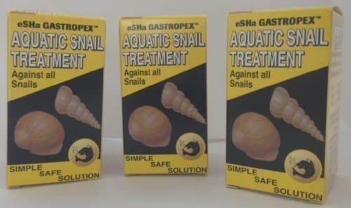 ESHAAquarium Fish Tank Snail Treatment Gastropex 10ml ** Pack Of Three**