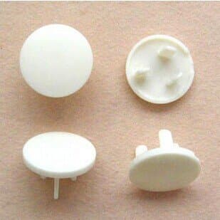 Mains Power Socket Electrical Outlet Covers Caps 3 Plug Protective Covers Baby Child Safety 10-pack