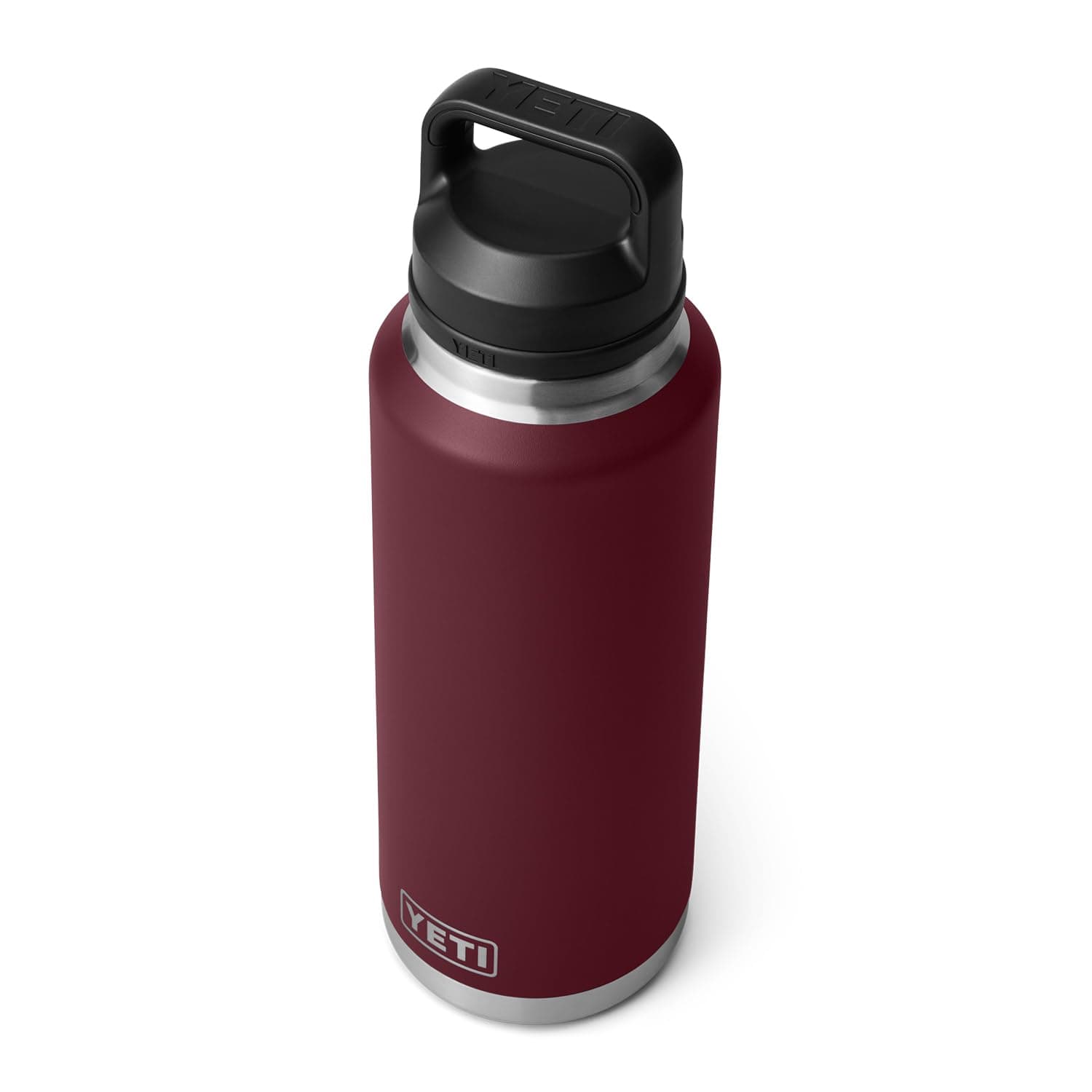 YETI Rambler 40 oz Bottle, Vacuum Insulated, Stainless Steel with Chug Cap, Wild Vine Red