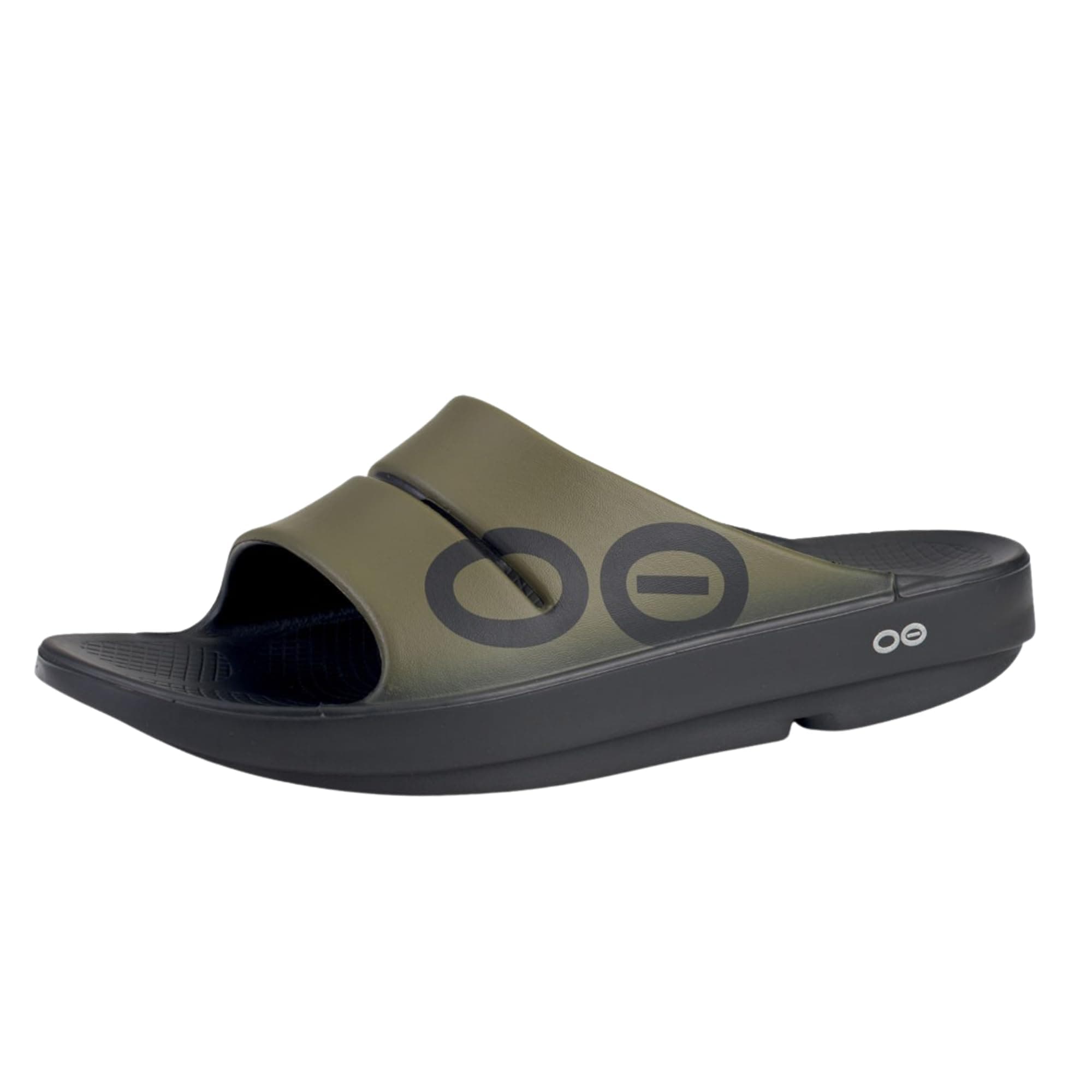 OOahh Sport Recovery Slide, Tactical Green - Women’s Size 8, Men’s Size 6