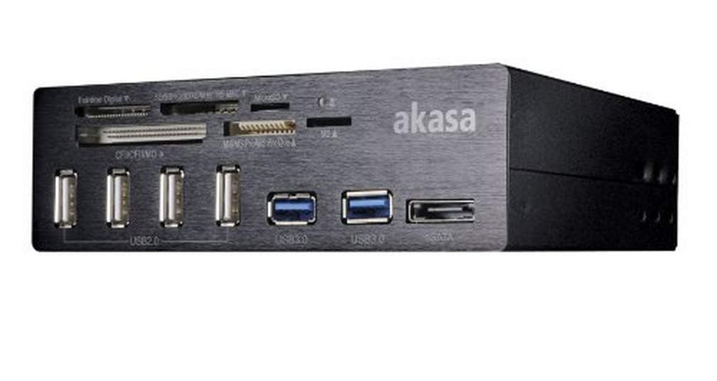 Akasa Interconnect Pro 5.25-Inch USB Front Panel with Card Reader