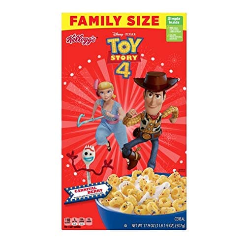 Toy Story 4 Cereal, Carnival Berry, Family Size 17.9 oz