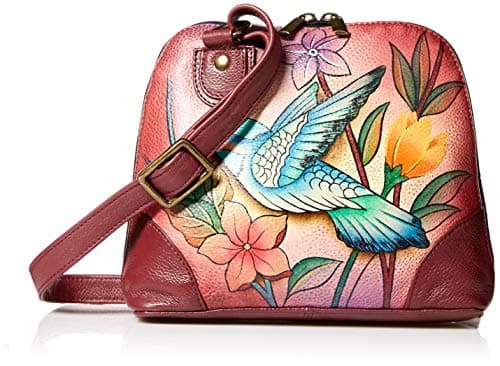 Anna by Anuschka Women's Genuine Leather Small Zip-Around Handbag | Multi Compartment Organizer