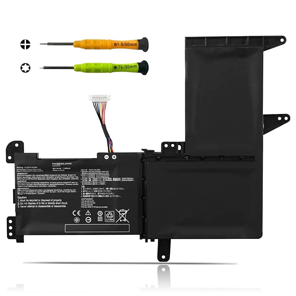 ANTIEE B31N1637 C31N1637 Laptop Battery Replacement for ASUS VivoBook X510 X510U X510UQ X510UA X510UAR X510UF S15 S510U S510UF S510UQ S510UN S510UR S510UA F510 F510U F510UA F510UQ F510QA