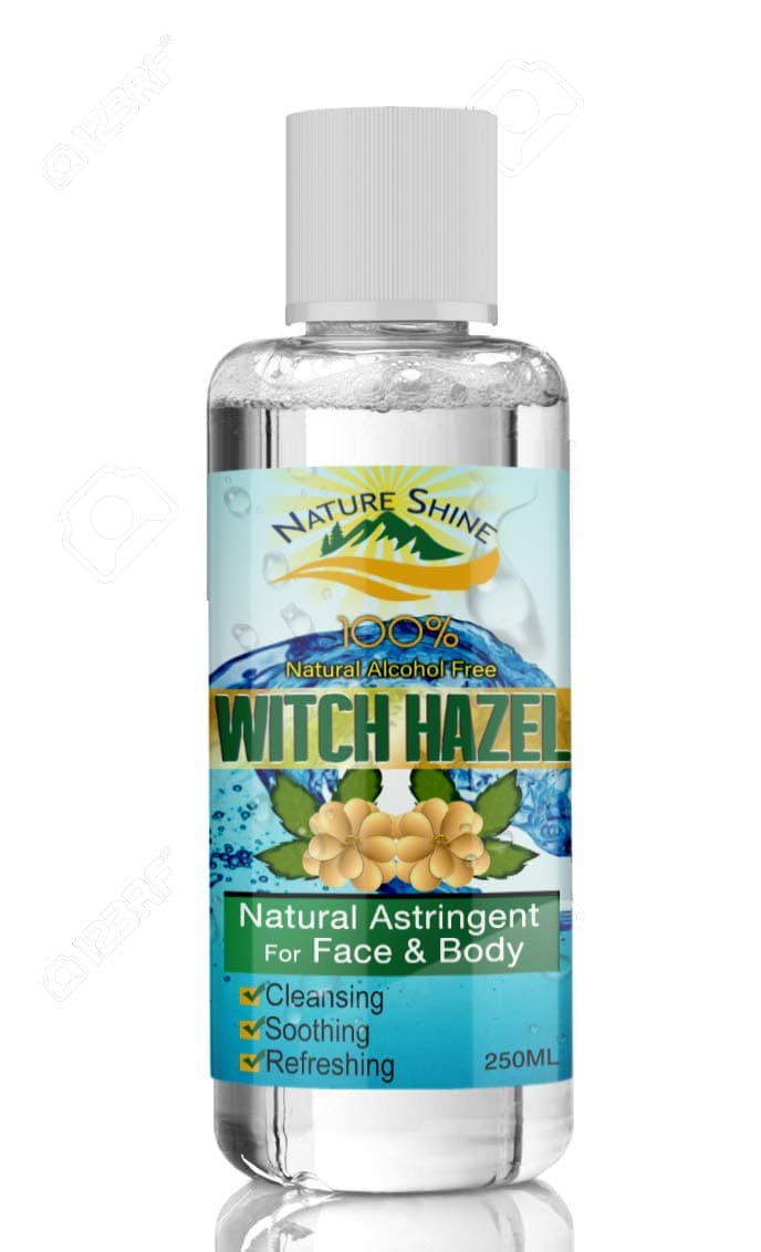 Pure Witch Hazel Alcohol Free Skin & Facial Astringent For Men & For Women Oily Dry Combination Sensitive Skin Paraben Free