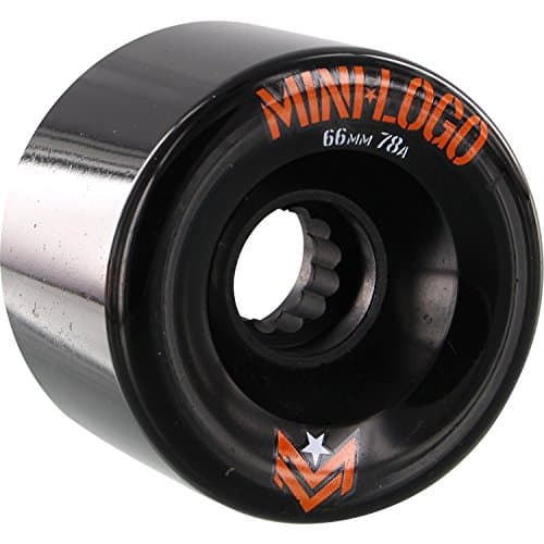 Mini Logo A-Cut 66mm 78a Black A.W.O.L. Longboard Wheels (Set of 4)