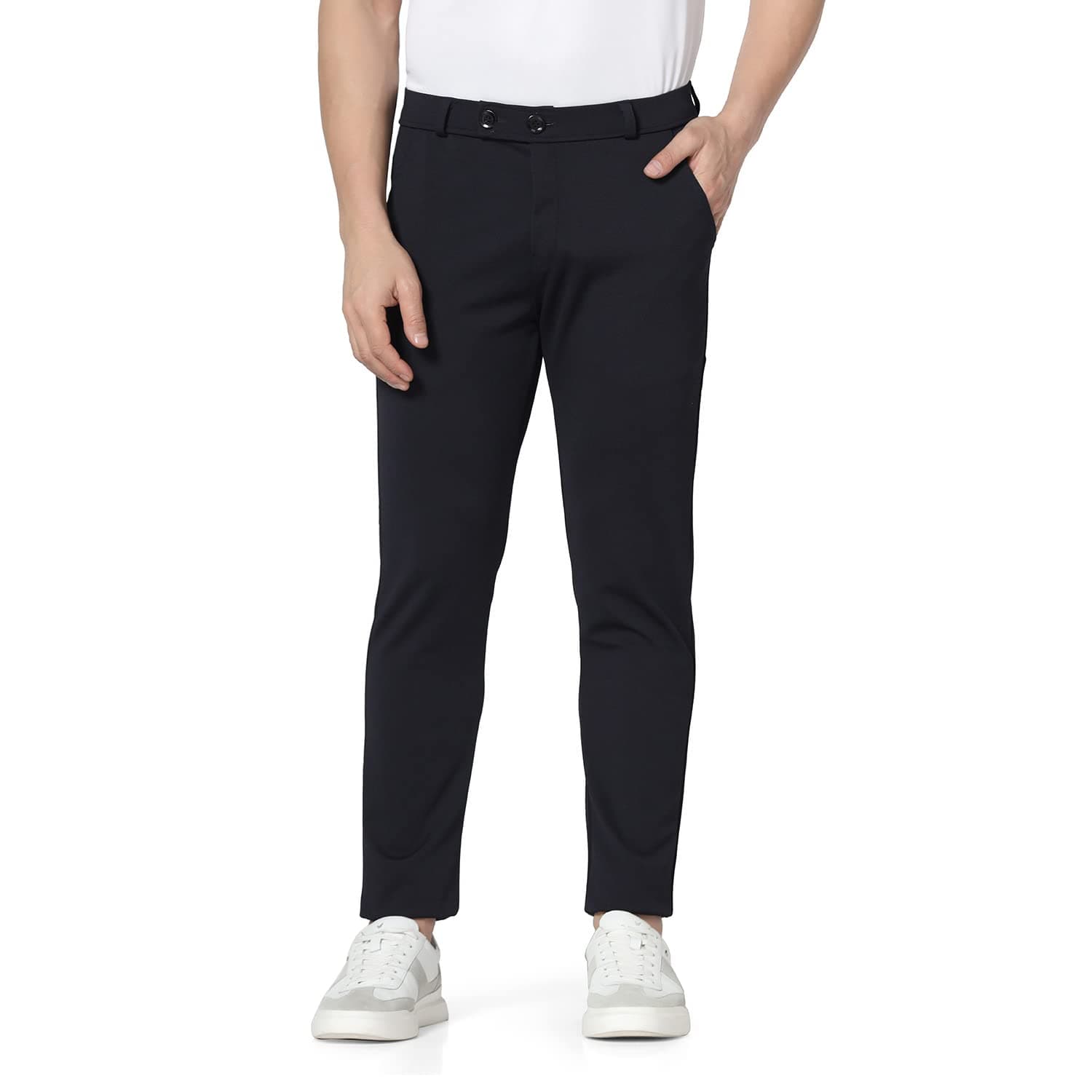 TOPLOT Men's Regular Fit Causal Trouser