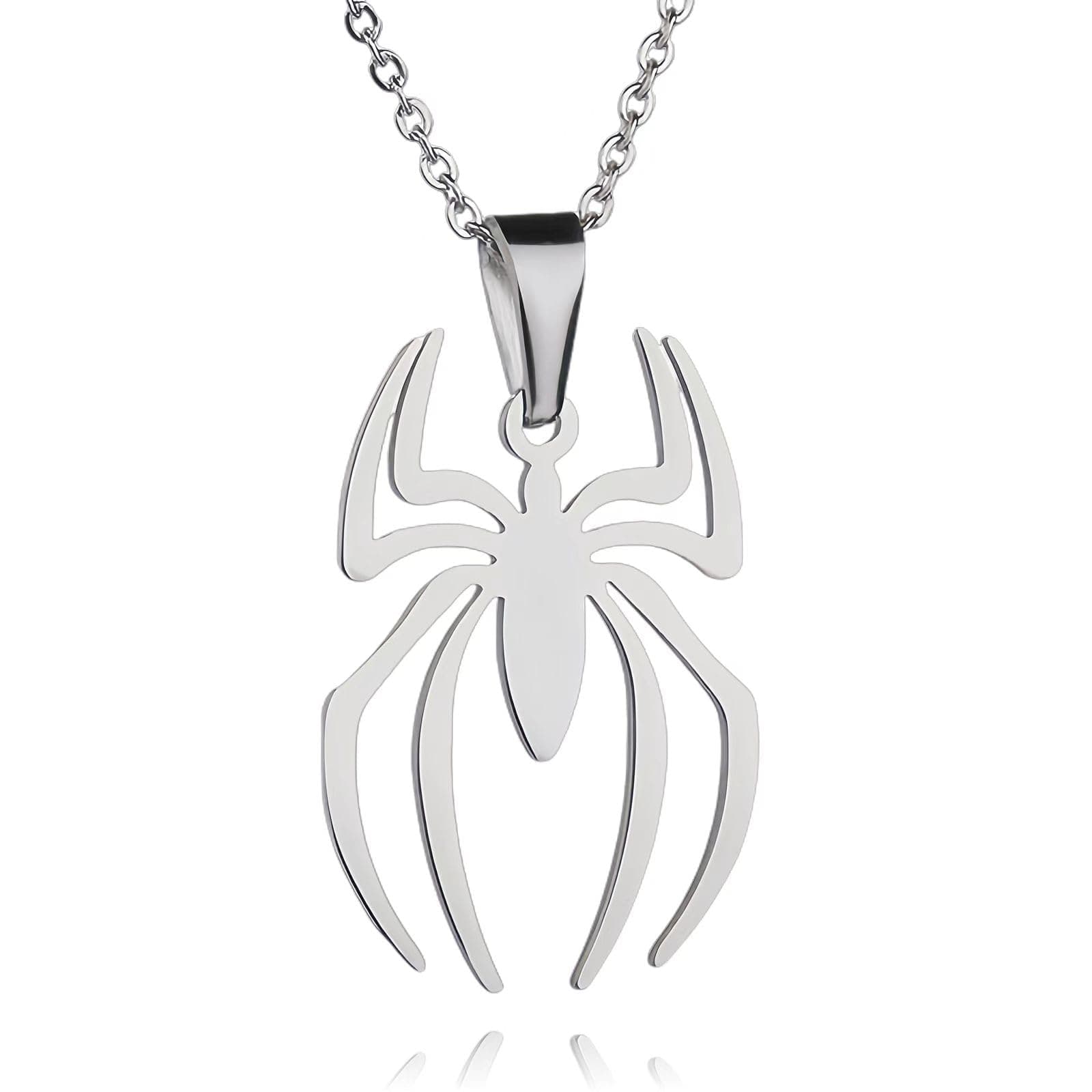 Spider Necklace for Women and Man Daily Wear,Cosplay and Ideal Pink Gift for Spider Fans Chain