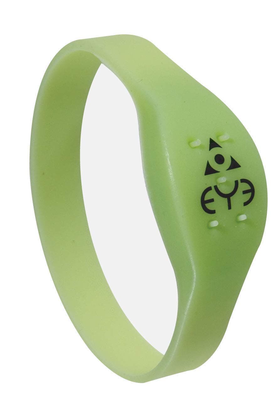 THEYE mosquito repellent band - large 202mm, green glow in dark
