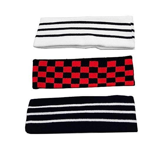 3PCS Elastic Unisex Headband for Running, Workout, Yoga, Basketball