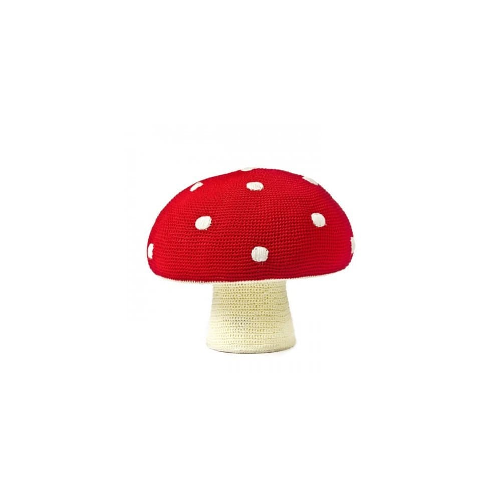 Anne Claire Petit Red Mushroom Kids Stool