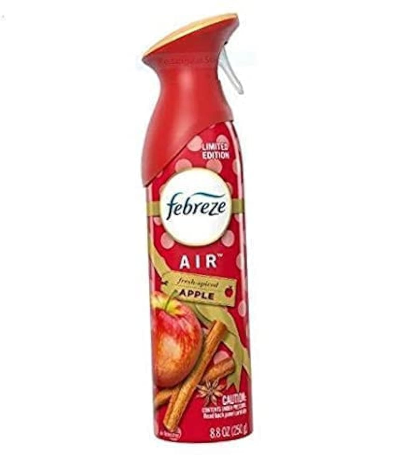 Air Odor-Eliminating Air Freshener, Fresh-Spiced Apple, 2 Ct, 8.8 Fl Oz Each (17.6 Fl oz Total)