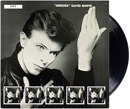 2017 David Bowie Heroes - Limited Edition Fan Sheet - Album Cover - Royal Mail Stamps