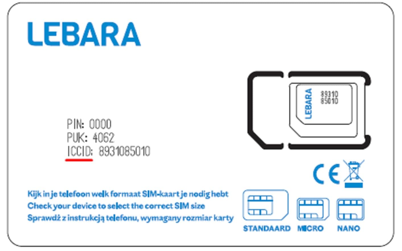 Lebara Mobile UK SIM Card (Unlimited UK+500Min India +50GB) only for UK Will not Work in India