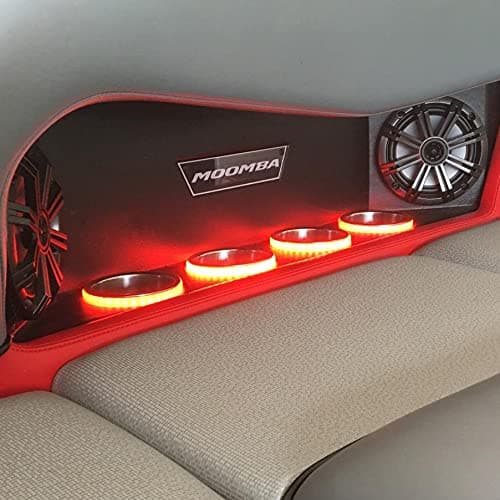 BLAST LED - 4pc RGB LED Cup Holder Light Ring - Boat RV ATV/UTV