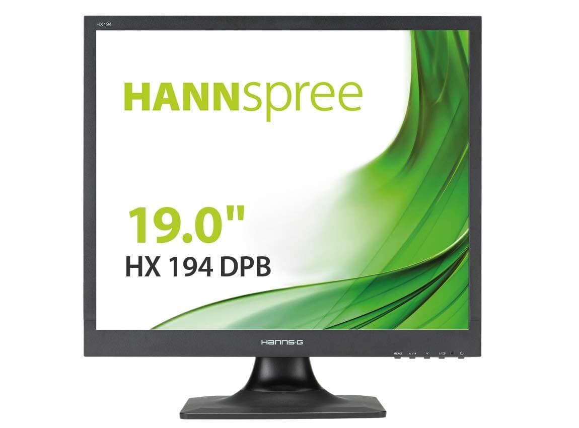 HANNspree HX194DPB 19-Inch Square DVI LED Monitor - Black