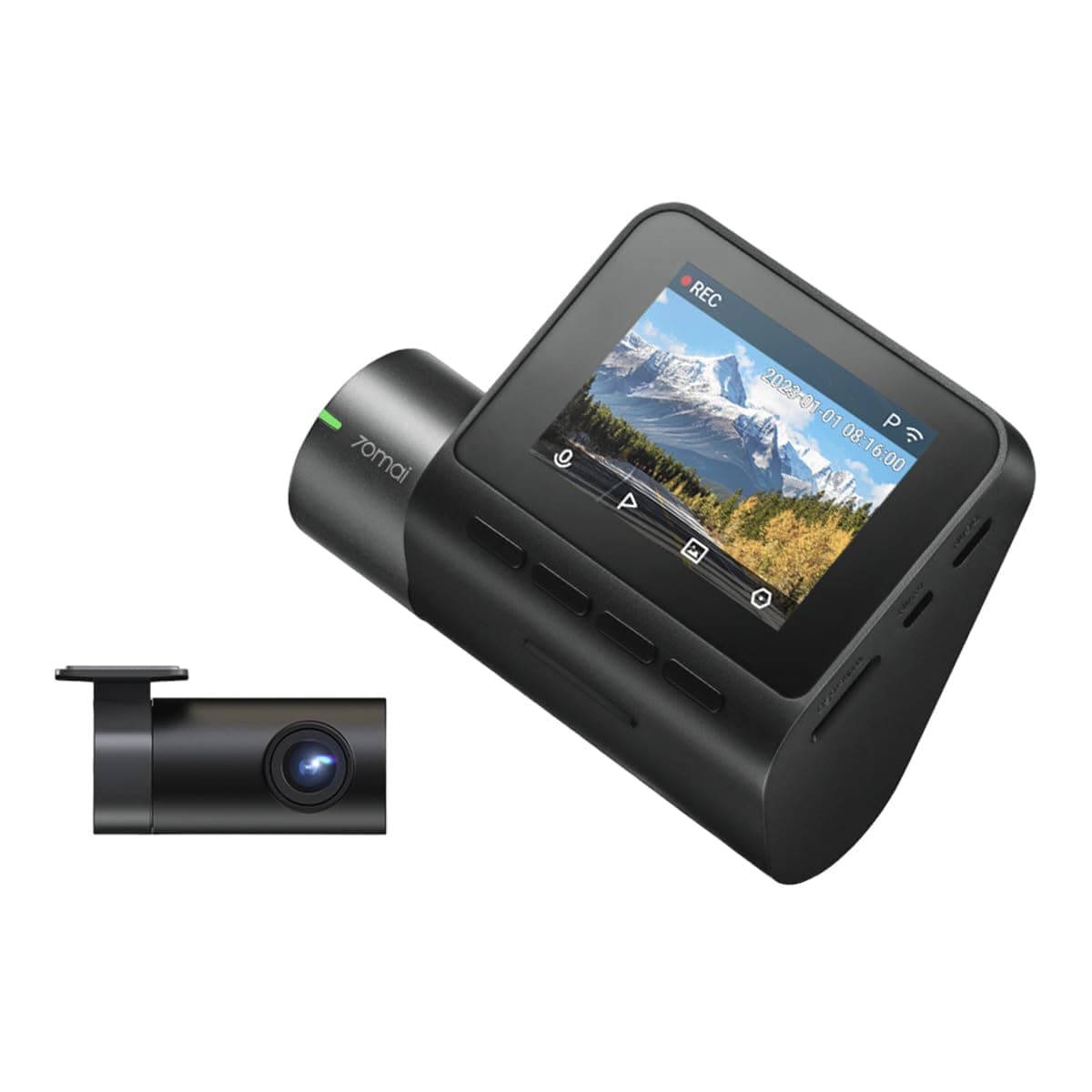 70mai A200 HDR Dual Dash Camera, 1080P Real HDR Front & 1080P Rear, Night Owl Vision, MaiColour Vivid+, G-Sensor, App Playback & Share, Optional Parking Mode