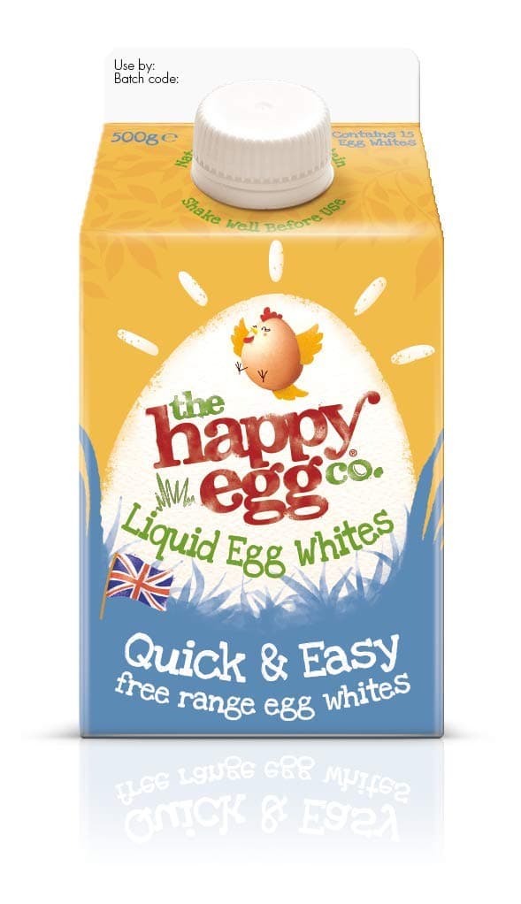 The Happy Egg Free Range Liquid Egg Whites, 500g