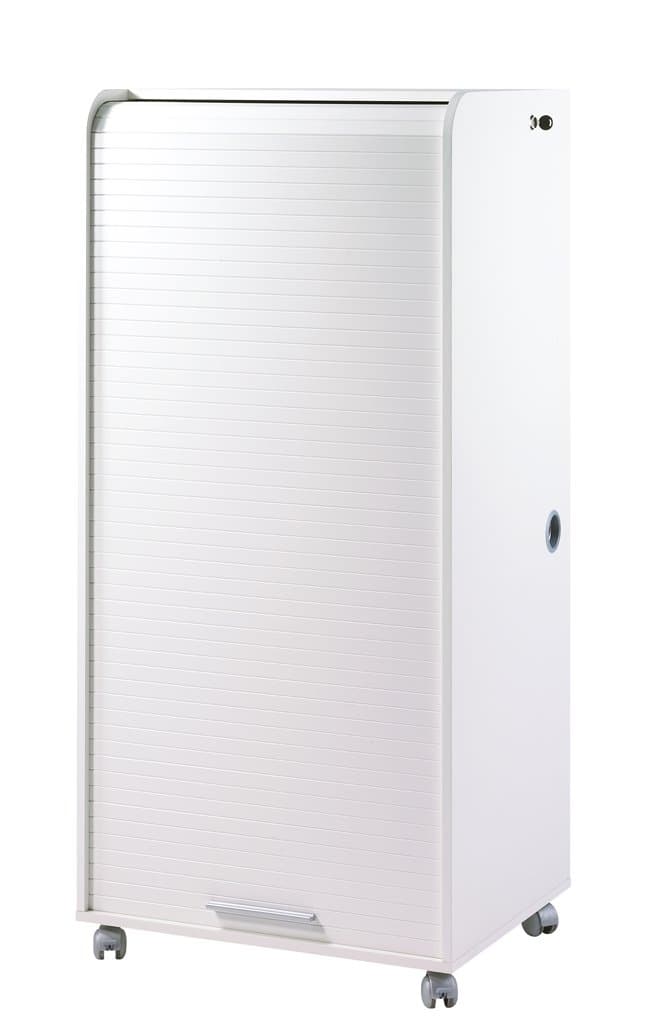 SIMMOB orga140alb Orga Mobile Computer Cabinet with 2 Drawers Wood 53.2 x 65,2 x 139,9 cm