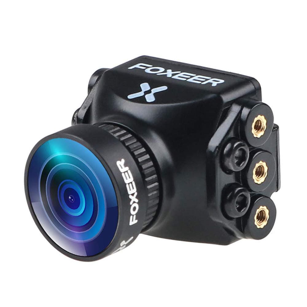 FPV Camera Foxeer Razer Mini Cam 1200TVL 2.1mm Lens 4:3 FOV 125 Degree PAL NTSC Switchable for Racing Drone Black