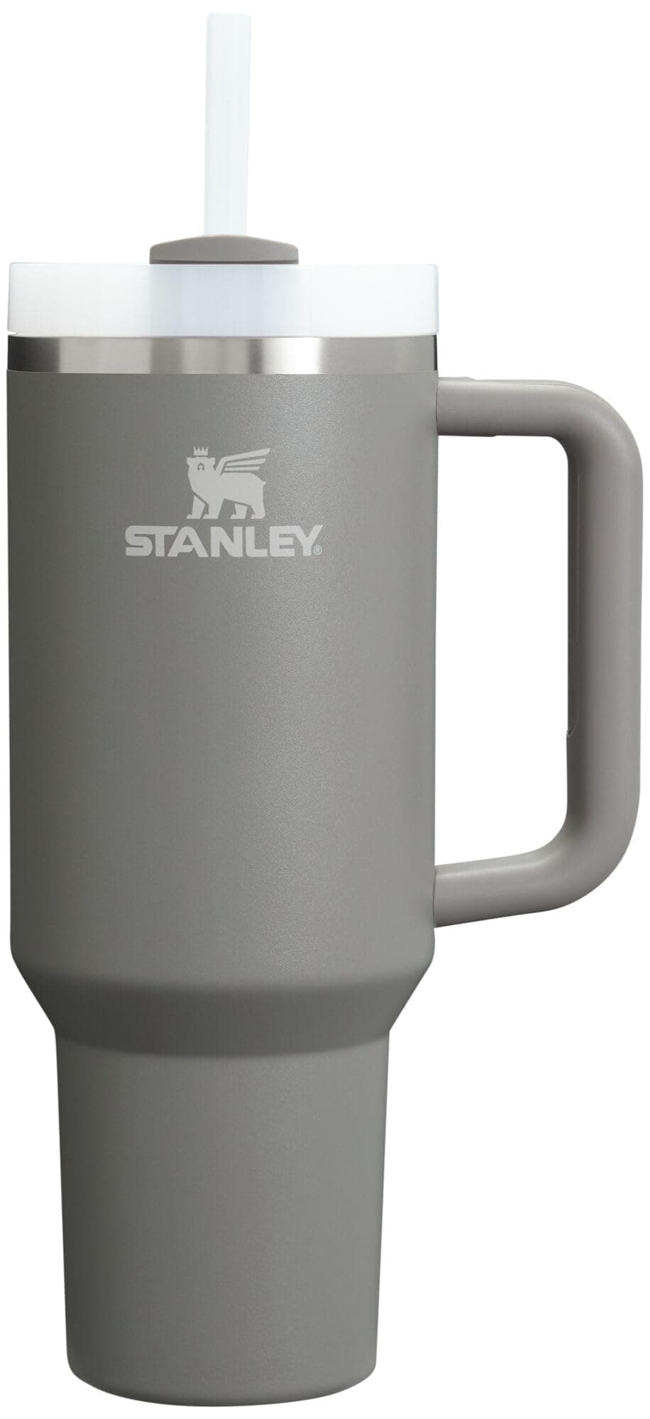 STANLEY Quencher H2.0 Tumbler with Handle and Straw 40 oz | Flowstate 3-Position Lid | Cup Holder Compatible for Travel | Insulated Stainless Steel Cup | BPA-Free | Stone